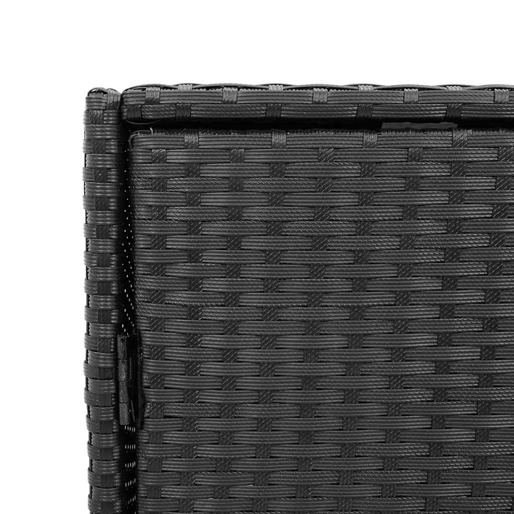 8721012264816_g_en_hd_7 vidaXL Garden Storage Cabinet Black 55x59x69 cm Poly Rattan - Image 10