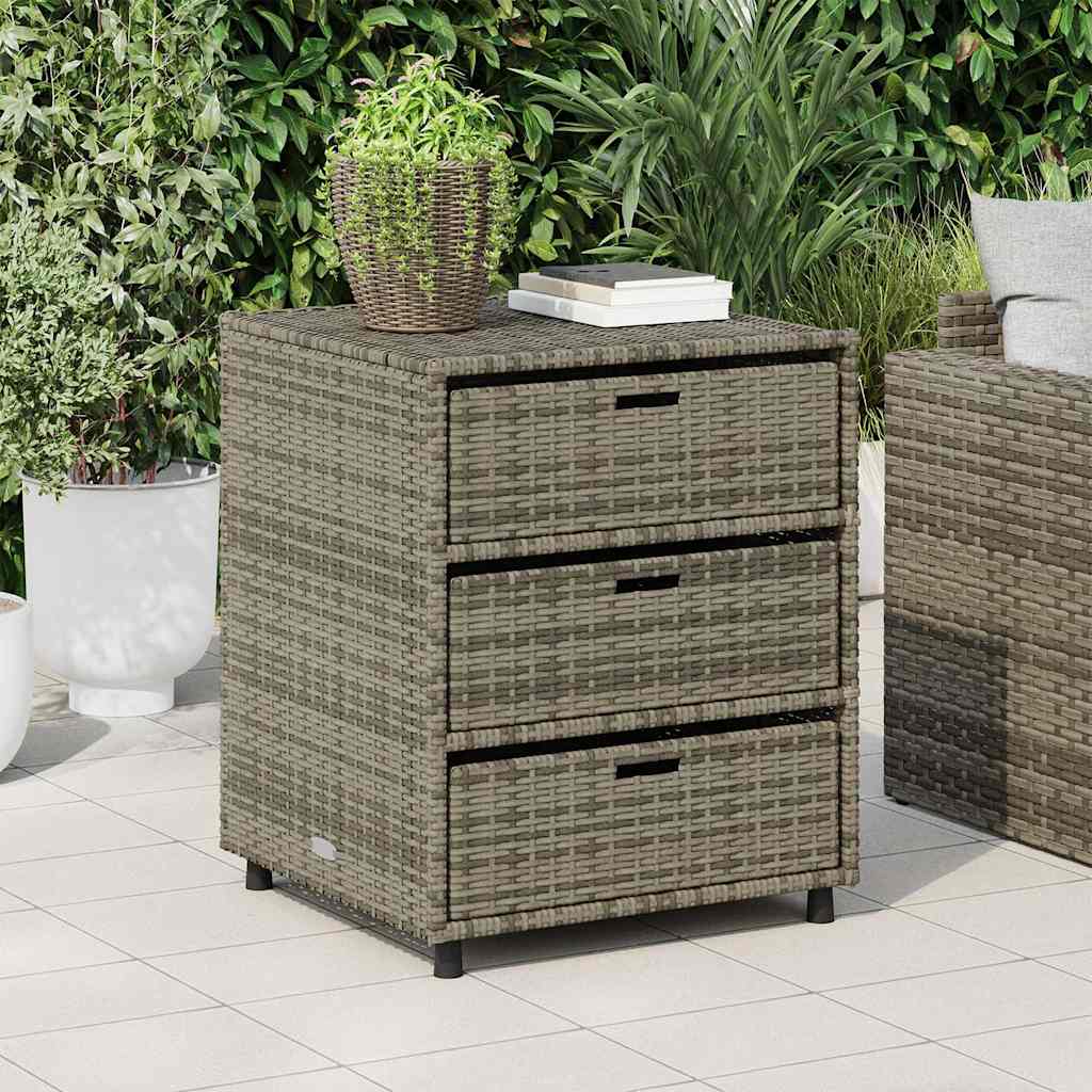 8721012264830_g_en_hd_1 vidaXL Garden Storage Cabinet Grey 55x59x69 cm Poly Rattan - Image 4