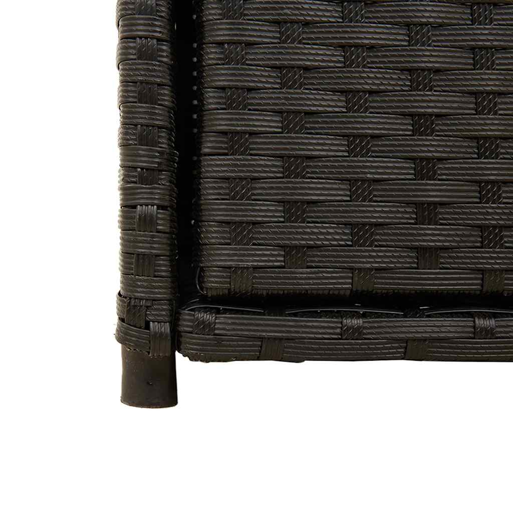 8721012264854_g_en_hd_9 vidaXL Garden Storage Cabinet Black 55x55x111 cm Poly Rattan - Image 11