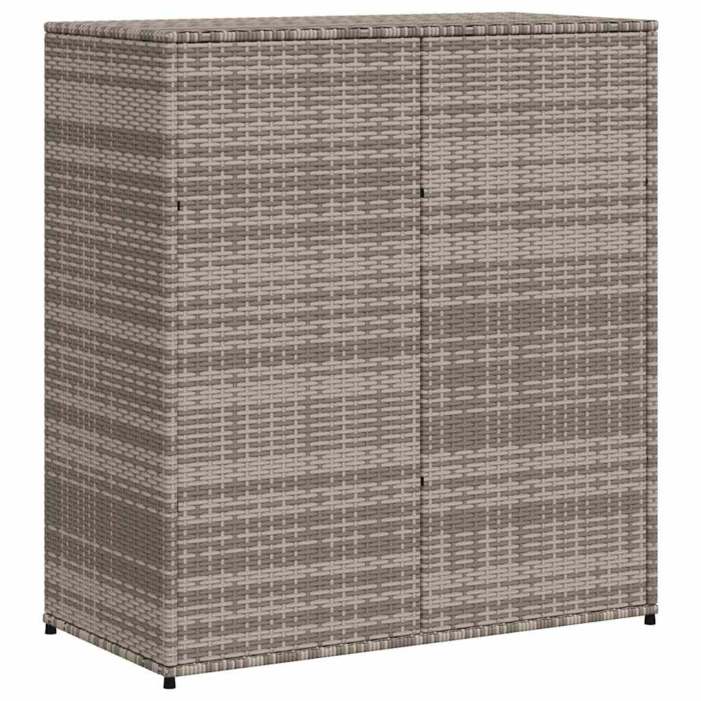 8721012264915_g_en_hd_7 vidaXL Garden Storage Cabinet Grey 105x55x113 cm Poly Rattan - Image 9