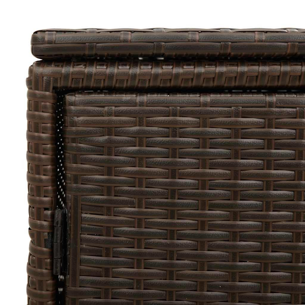 8721012264946_g_en_hd_10 vidaXL Garden Storage Cabinet Brown 110x55x60.5 cm Poly Rattan - Image 12