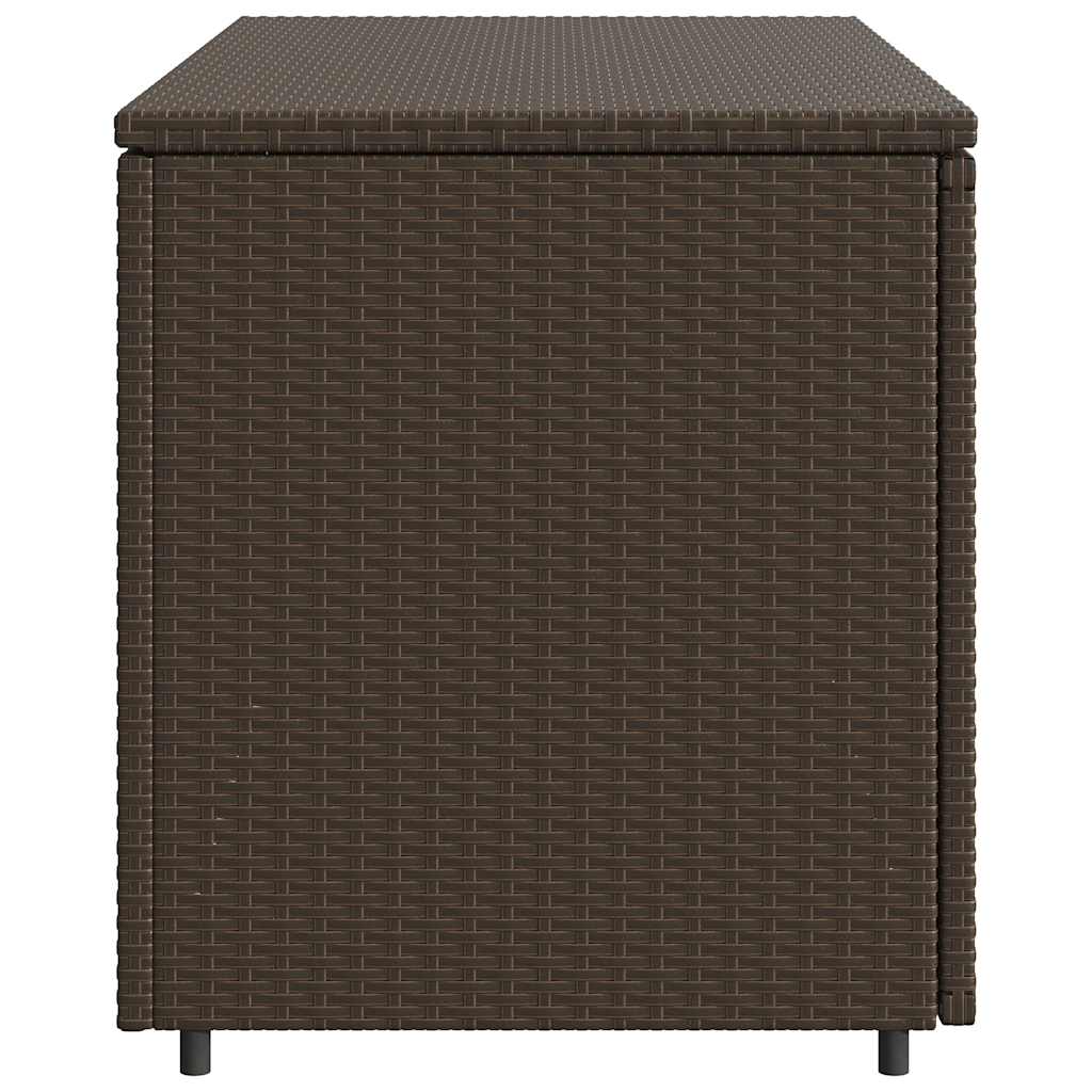 8721012264946_g_en_hd_6 vidaXL Garden Storage Cabinet Brown 110x55x60.5 cm Poly Rattan - Image 8