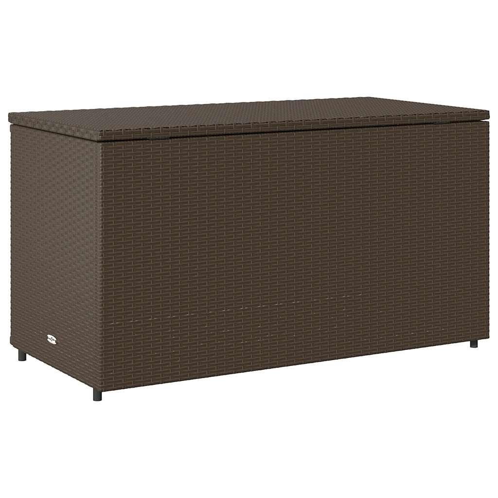 8721012264946_g_en_hd_7 vidaXL Garden Storage Cabinet Brown 110x55x60.5 cm Poly Rattan - Image 9