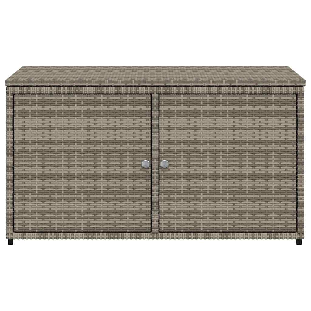 8721012264953_g_en_hd_4 vidaXL Garden Storage Cabinet Grey 110x55x60.5 cm Poly Rattan - Image 6