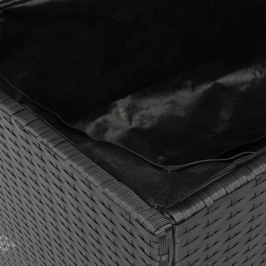 8721012265004_g_en_hd_8 vidaXL Garden Storage Box Black 110x50x54 cm Poly Rattan Acacia Wood - Image 10
