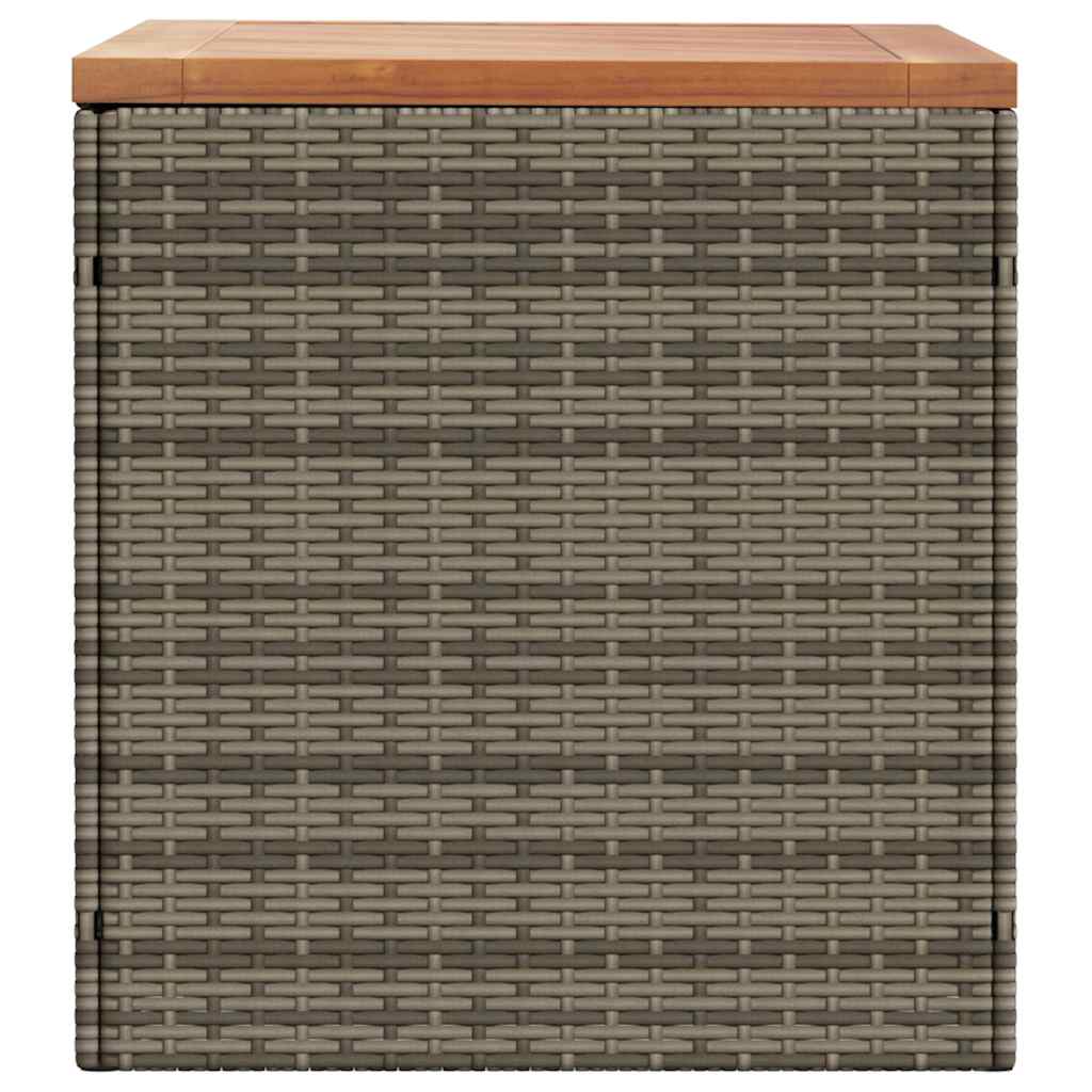 8721012265011_g_en_hd_3 vidaXL Garden Storage Box Grey 110x50x54 cm Poly Rattan Acacia Wood - Image 5