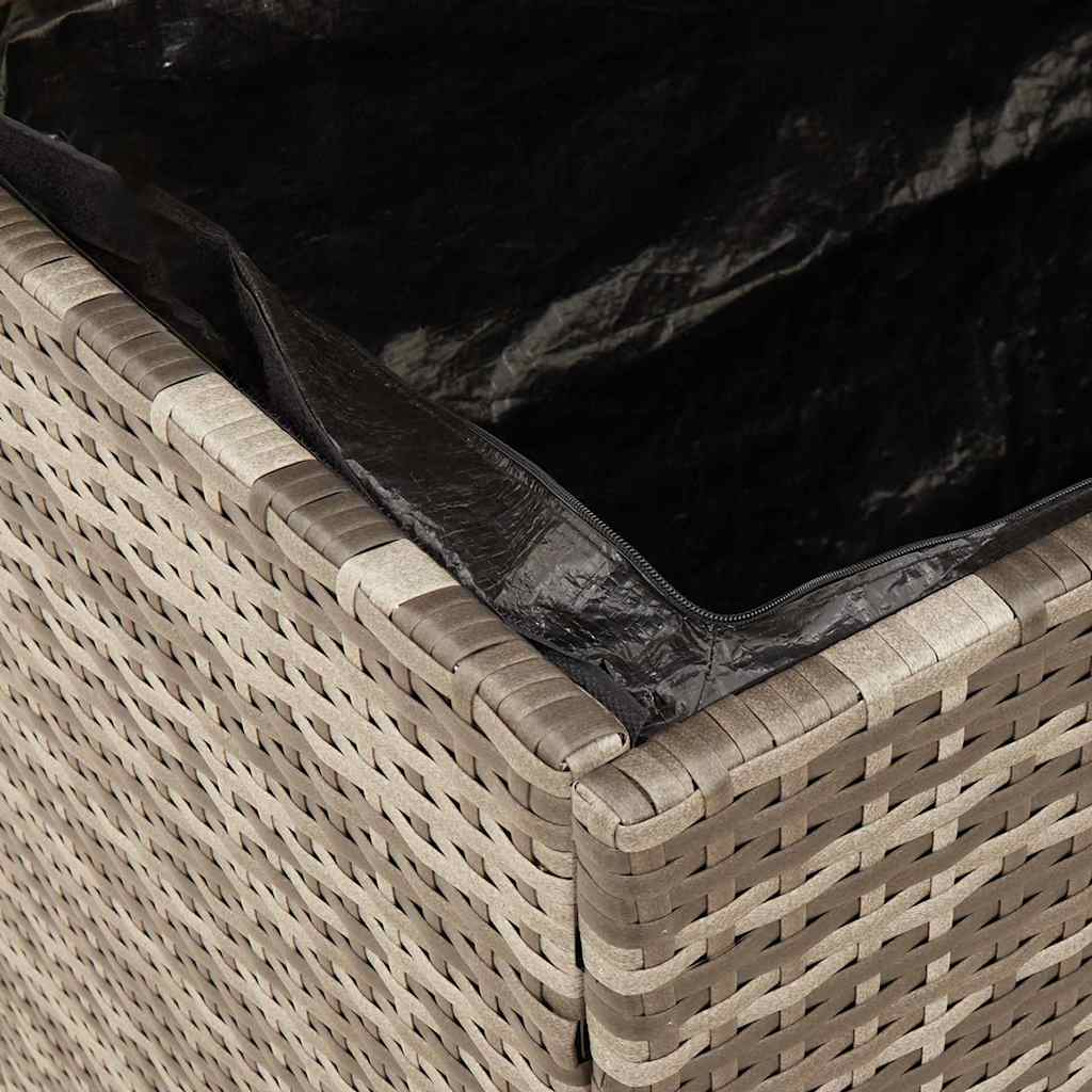 8721012265011_g_en_hd_8 vidaXL Garden Storage Box Grey 110x50x54 cm Poly Rattan Acacia Wood - Image 10
