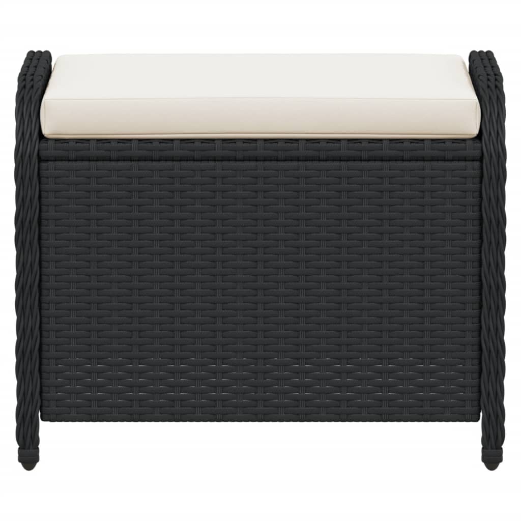 8721012265141_g_en_hd_2 vidaXL Garden Stool with Cushion Black 58x46x46 cm Poly Rattan - Image 4