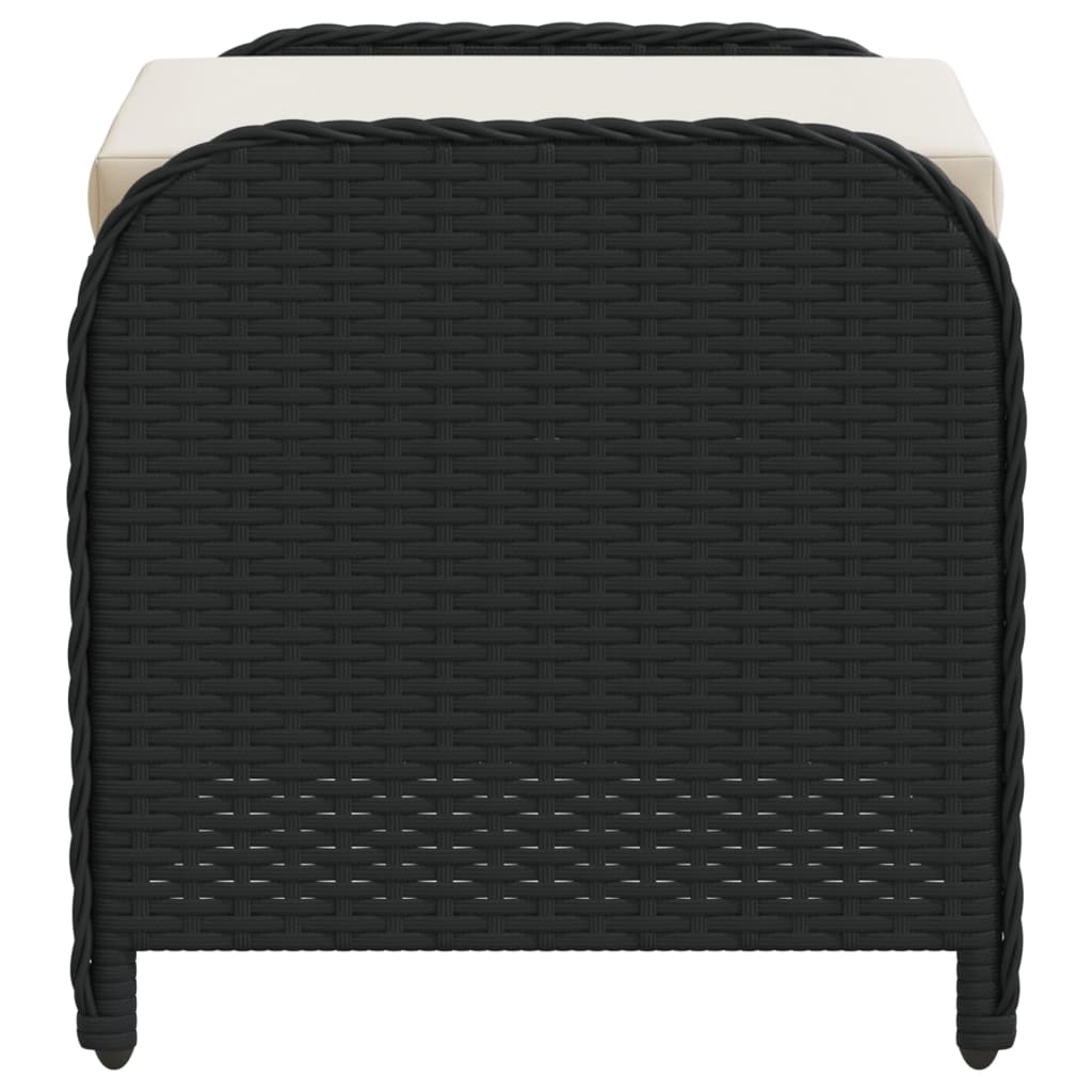 8721012265141_g_en_hd_3 vidaXL Garden Stool with Cushion Black 58x46x46 cm Poly Rattan - Image 5