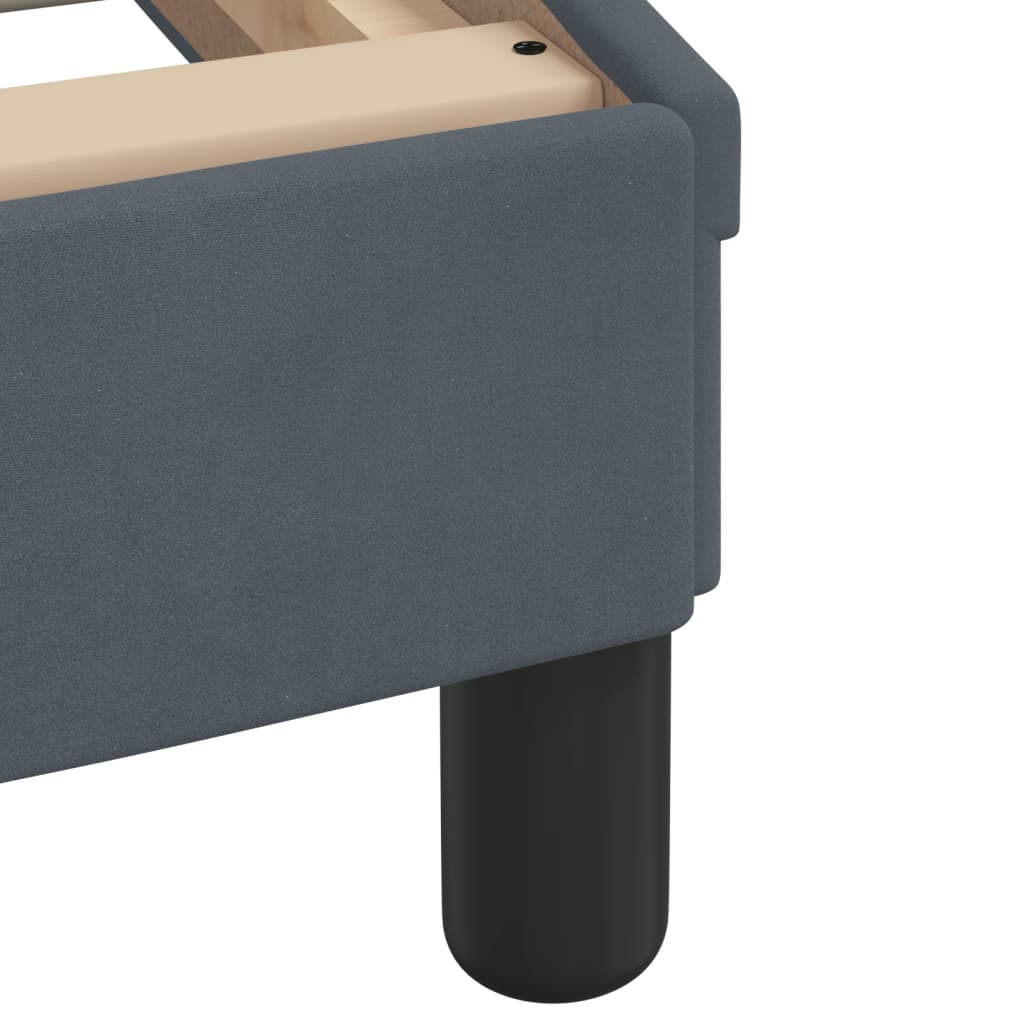 8721012266315_g_en_hd_5 vidaXL Bed Frame "Dover" Dark Grey 90x190 cm Velvet - Image 7