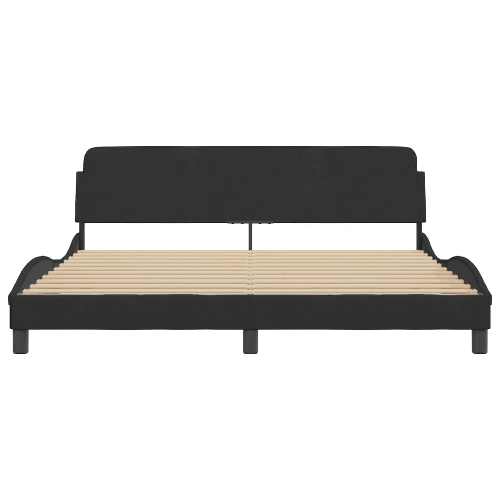 8721012267725_g_en_hd_2 vidaXL Bed Frame "Dover" Black 180x200 cm King Velvet - Image 4