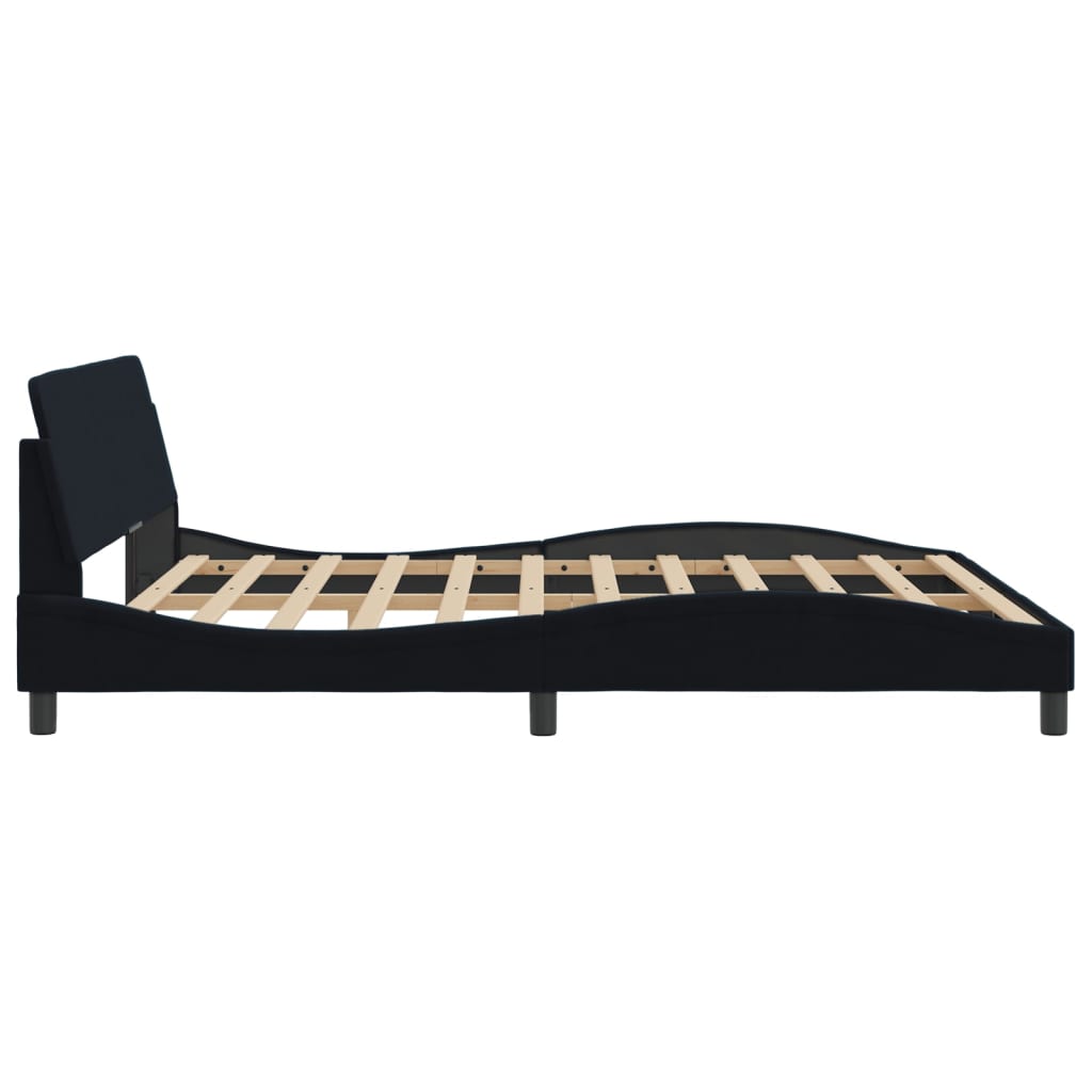 8721012267725_g_en_hd_3 vidaXL Bed Frame "Dover" Black 180x200 cm King Velvet - Image 5