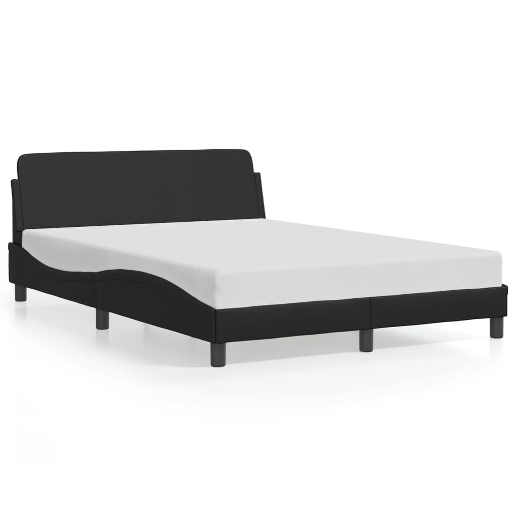 8721012268234_a_en_hd_1 vidaXL Bed Frame "Dover" Black 137x190 cm Double Faux Leather - Image 2
