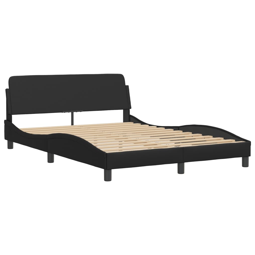 8721012268234_g_en_hd_1 vidaXL Bed Frame "Dover" Black 137x190 cm Double Faux Leather - Image 3