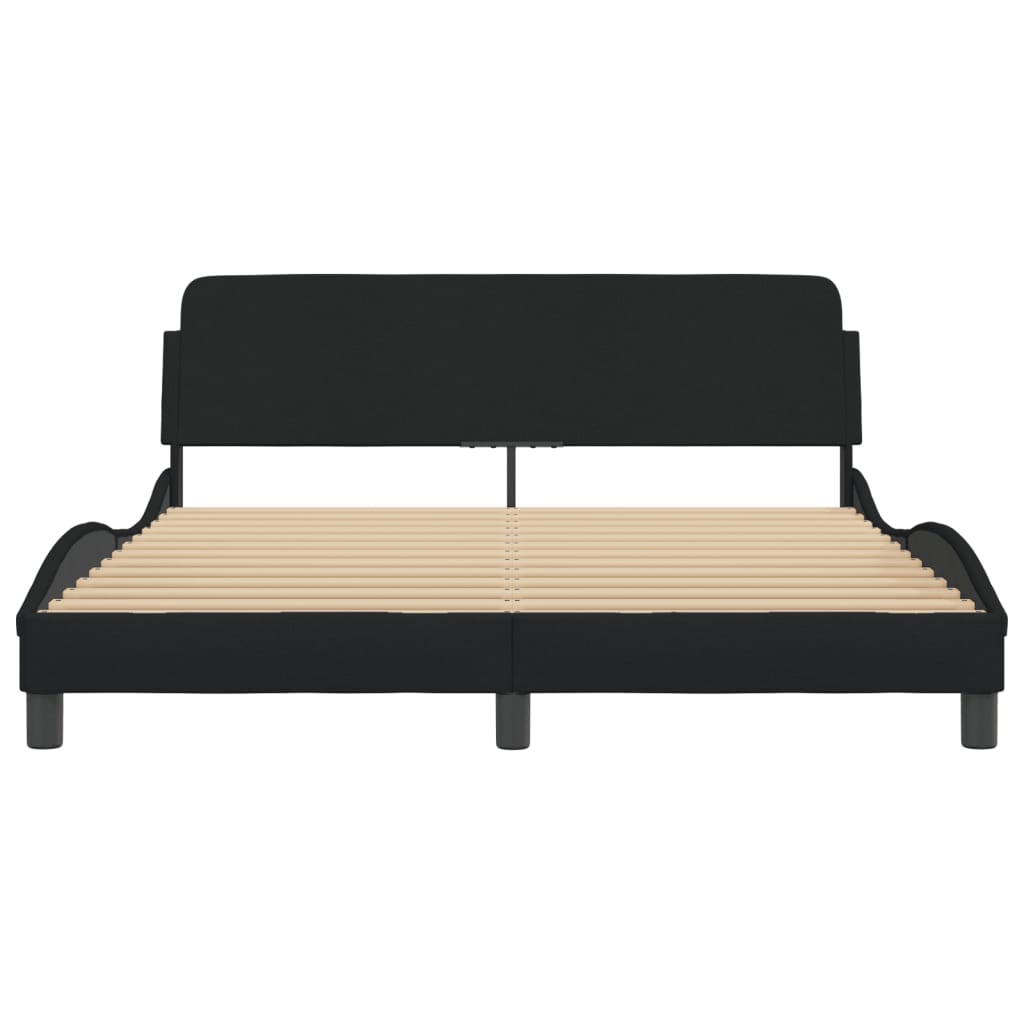 8721012268289_g_en_hd_2 vidaXL Bed Frame "Dover" Black 152x203 cm Queen Fabric - Image 4