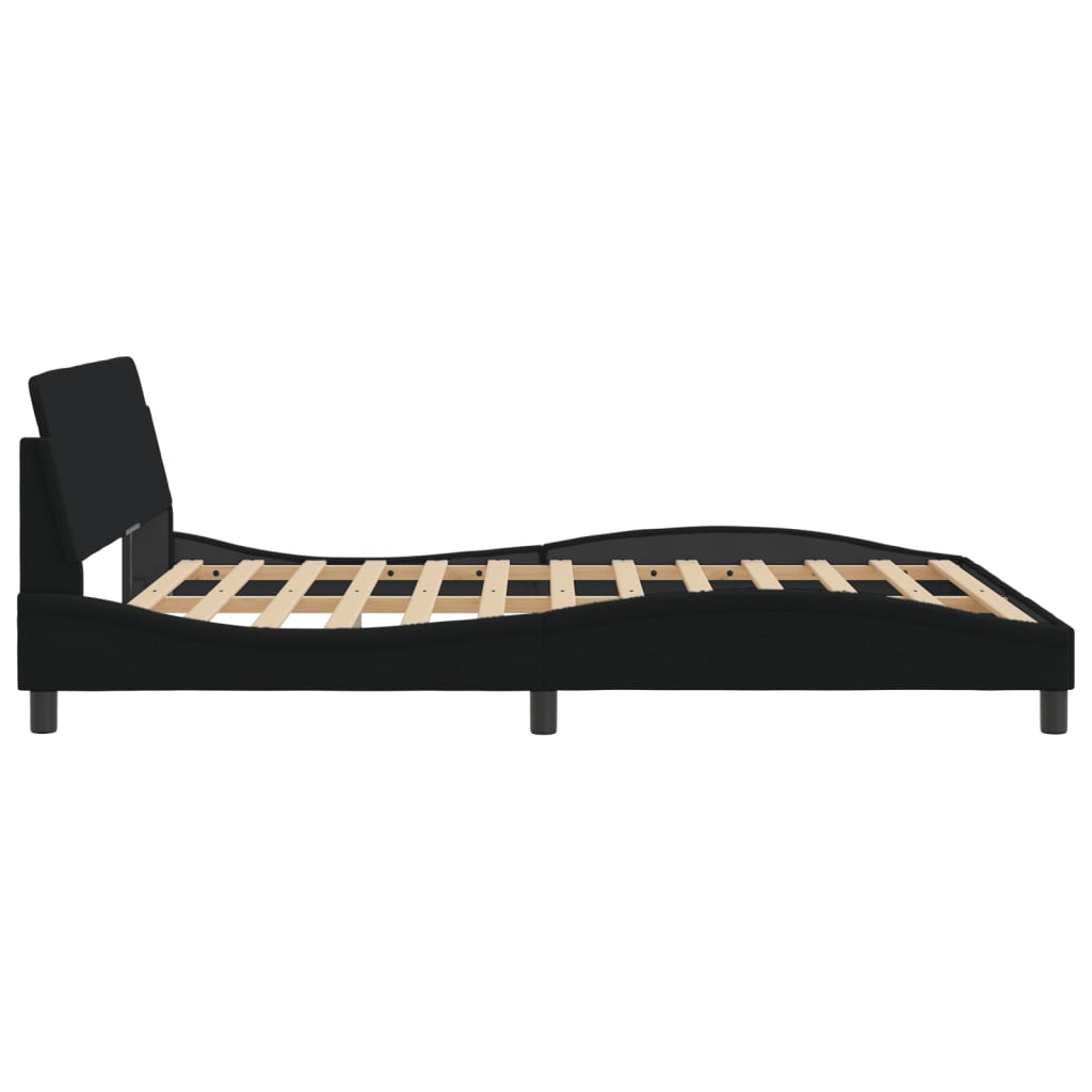 8721012268289_g_en_hd_3 vidaXL Bed Frame "Dover" Black 152x203 cm Queen Fabric - Image 5