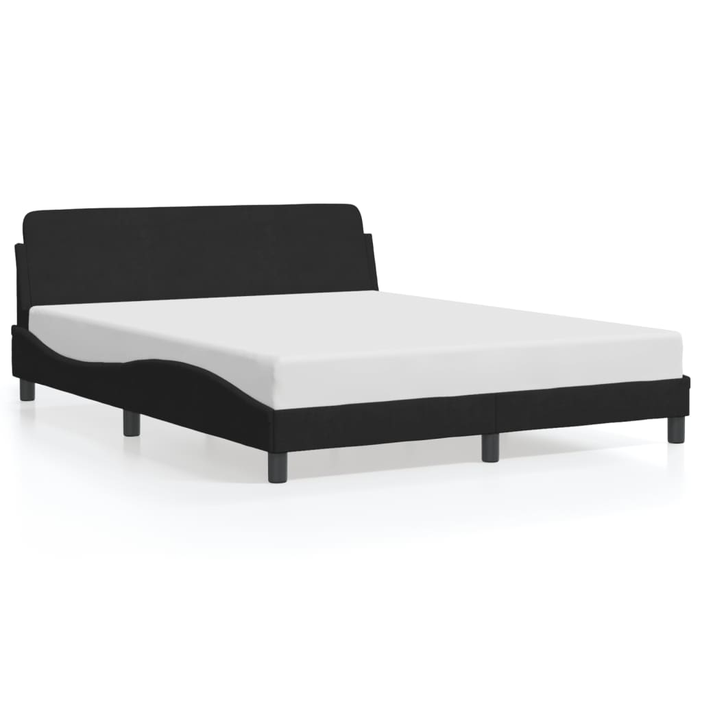 8721012268319_a_en_hd_1 vidaXL Bed Frame "Dover" Black 152x203 cm Queen Velvet - Image 2
