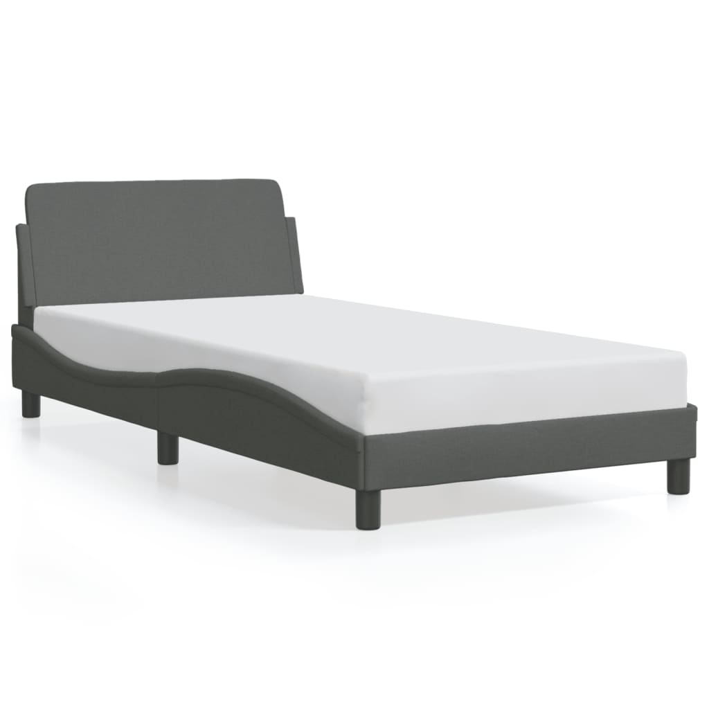 8721012268494_a_en_hd_1 vidaXL Bed Frame "Dover" Dark Grey 107x203 cm King Single Fabric - Image 2
