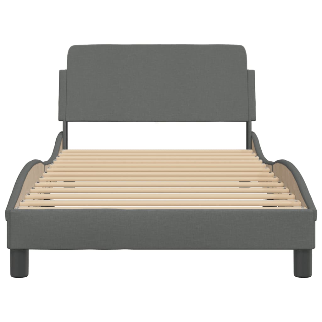 8721012268494_g_en_hd_2 vidaXL Bed Frame "Dover" Dark Grey 107x203 cm King Single Fabric - Image 4