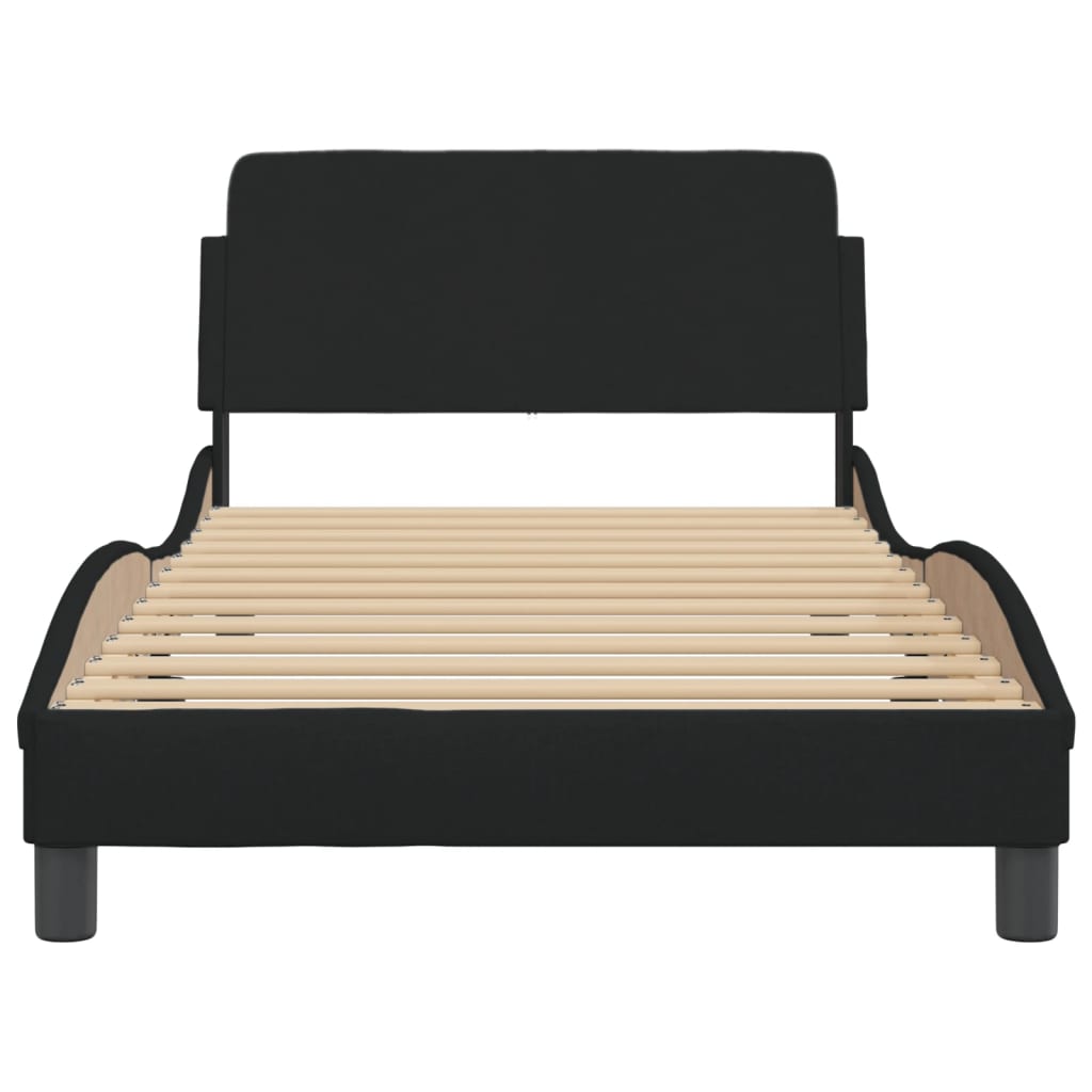 8721012268500_g_en_hd_2 vidaXL Bed Frame "Dover" Black 107x203 cm King Single Fabric - Image 4