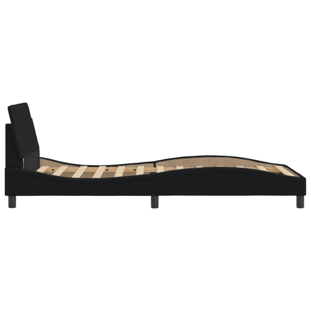 8721012268500_g_en_hd_3 vidaXL Bed Frame "Dover" Black 107x203 cm King Single Fabric - Image 5