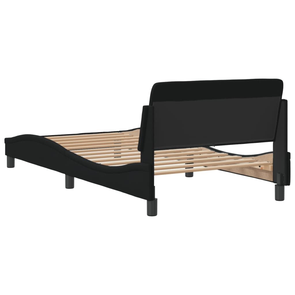 8721012268500_g_en_hd_4 vidaXL Bed Frame "Dover" Black 107x203 cm King Single Fabric - Image 6