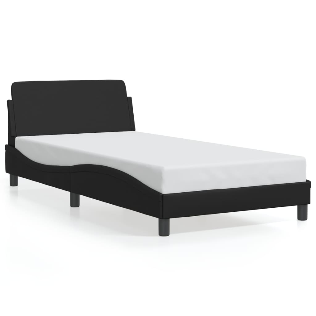 8721012268531_a_en_hd_1 vidaXL Bed Frame "Dover" Black 107x203 cm King Single Faux Leather - Image 2