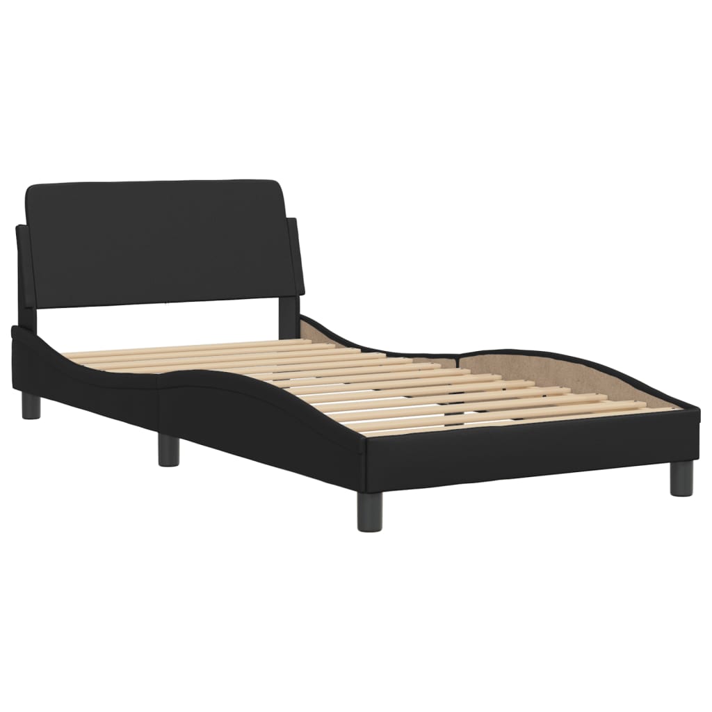 8721012268531_g_en_hd_1 vidaXL Bed Frame "Dover" Black 107x203 cm King Single Faux Leather - Image 3