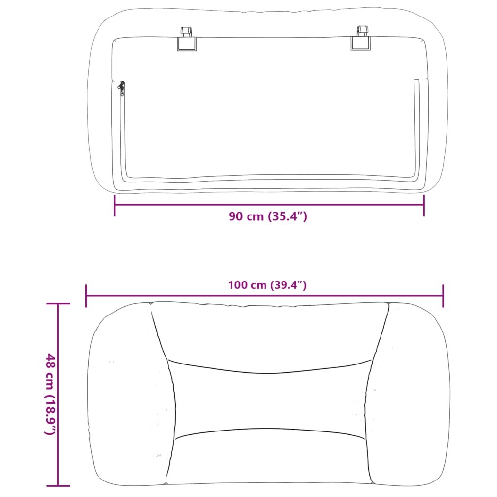 8721012268920_g_en_hd_8 vidaXL Headboard Cushion "Hvar" Dark Grey 90 cm Fabric - Image 10