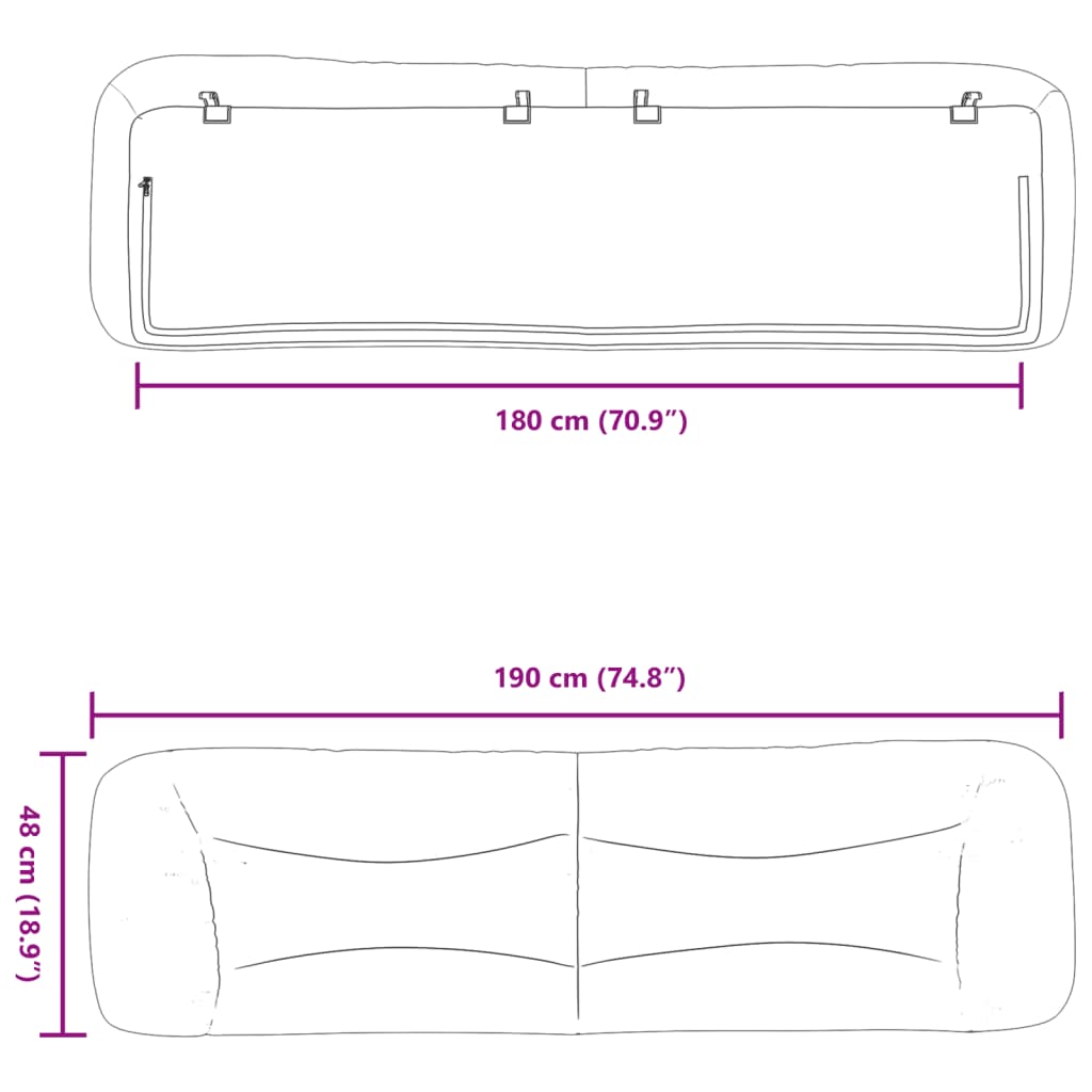 8721012269552_g_en_hd_8 vidaXL Headboard Cushion "Hvar" Dark Grey 180 cm Fabric - Image 10
