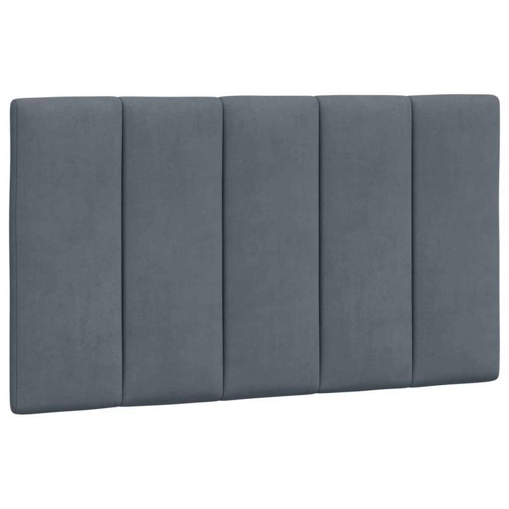 8721012270046_a_en_hd_1 vidaXL Headboard Cushion "Hanko" Dark Grey 90 cm Velvet - Image 2