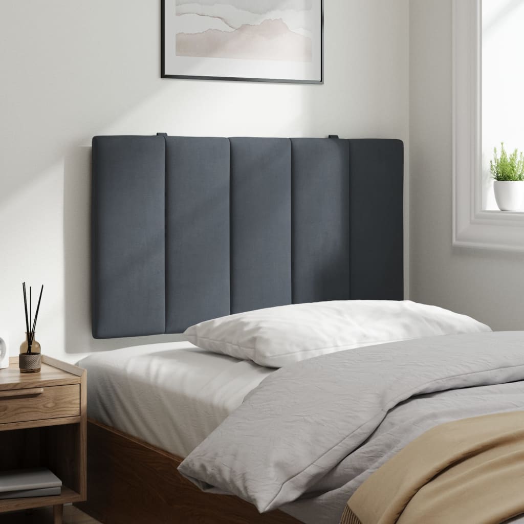 8721012270046_g_en_hd_2 vidaXL Headboard Cushion "Hanko" Dark Grey 90 cm Velvet - Image 4
