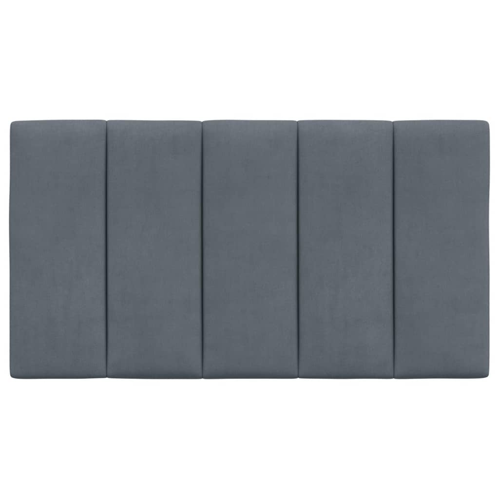 8721012270046_g_en_hd_3 vidaXL Headboard Cushion "Hanko" Dark Grey 90 cm Velvet - Image 5