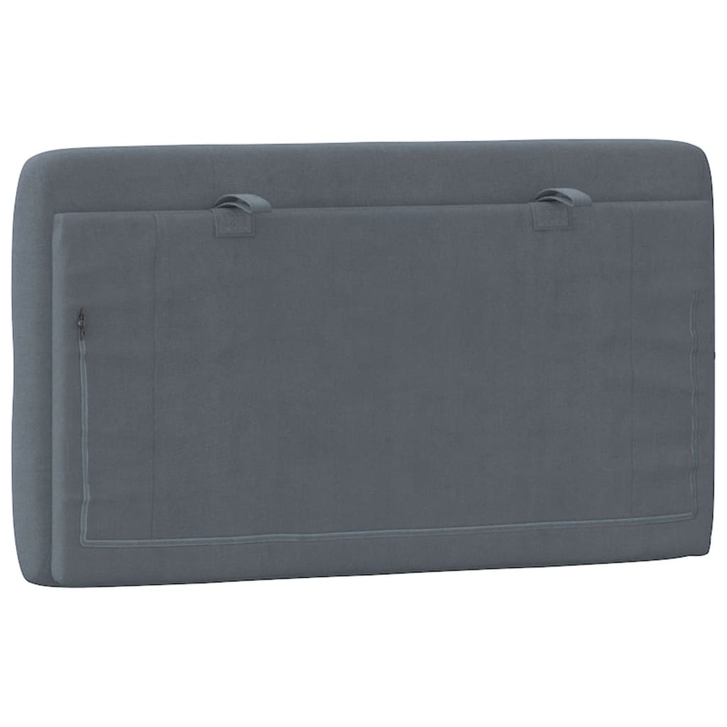 8721012270633_g_en_hd_5 vidaXL Headboard Cushion Dark Grey 90 cm Velvet - Image 7