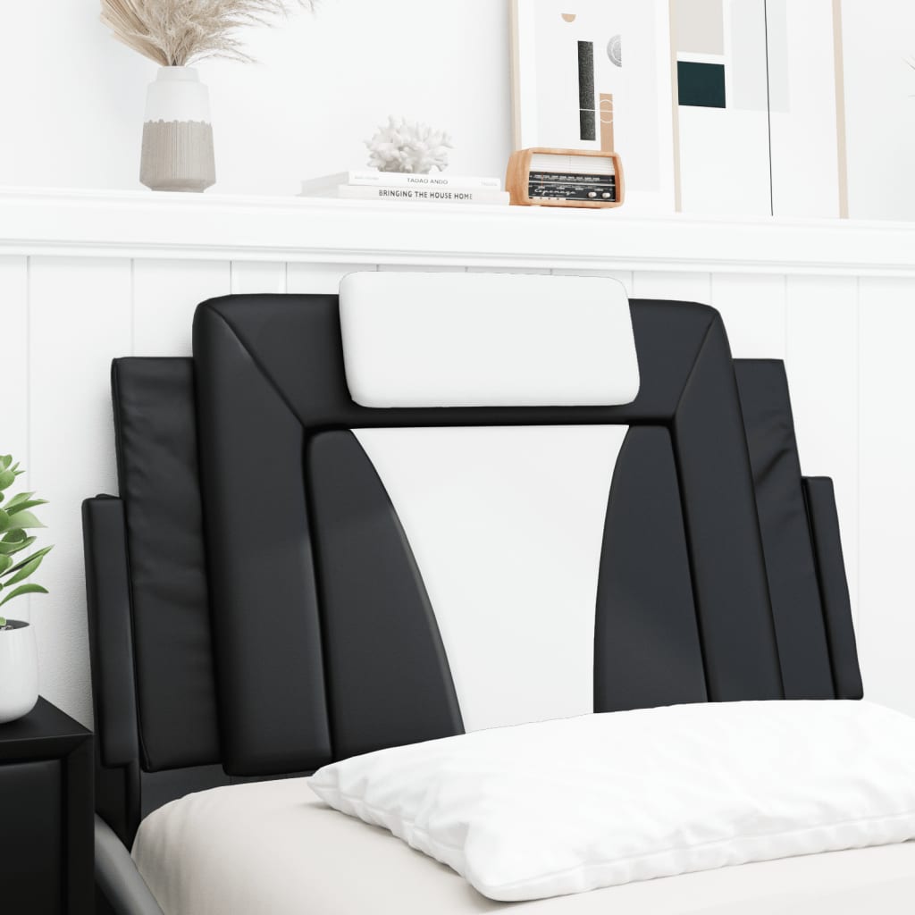 8721012271265_g_en_hd_2 vidaXL Headboard Cushion "Viana" Black and White 90 cm Faux Leather - Image 4
