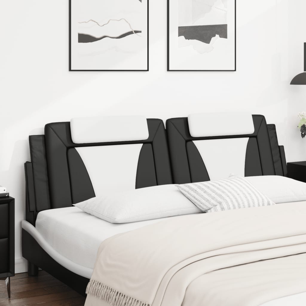 8721012271630_g_en_hd_1 vidaXL Headboard Cushion "Viana" Black and White 180 cm Faux Leather - Image 3