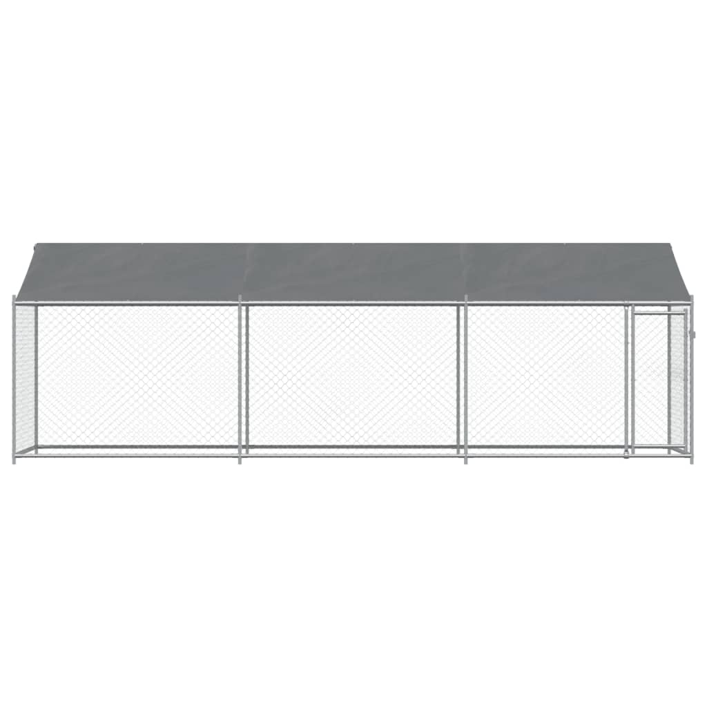 8721012273047_g_en_hd_2 vidaXL Dog Cage with Roof and Door Grey 6x2x2 m Galvanised Steel - Image 4