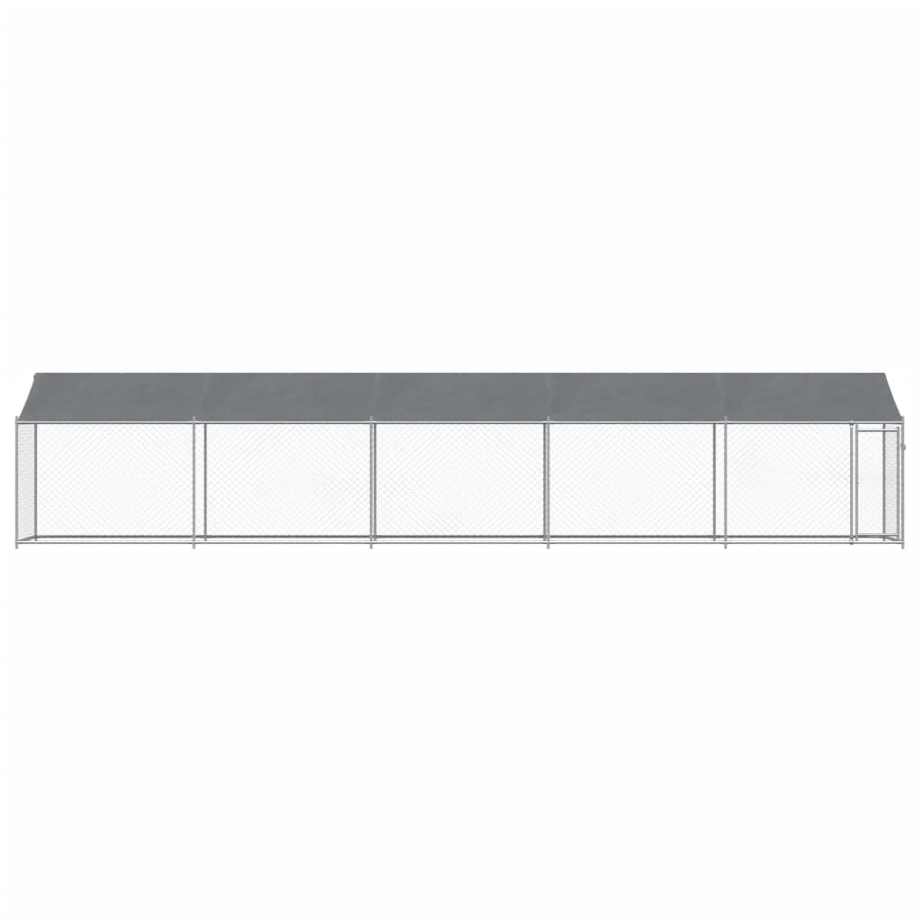 8721012273061_g_en_hd_2 vidaXL Dog Cage with Roof and Door Grey 10x2x2 m Galvanised Steel - Image 4