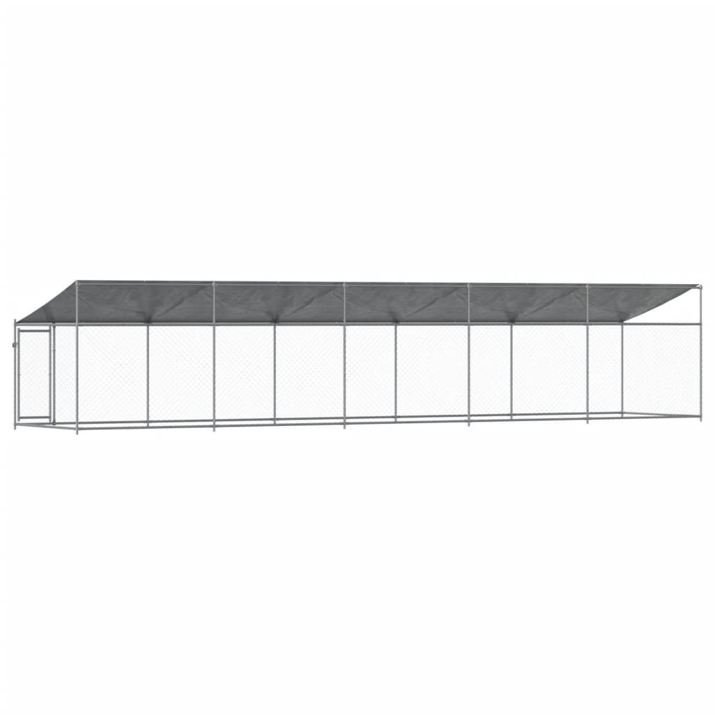 8721012273061_g_en_hd_4 vidaXL Dog Cage with Roof and Door Grey 10x2x2 m Galvanised Steel - Image 6