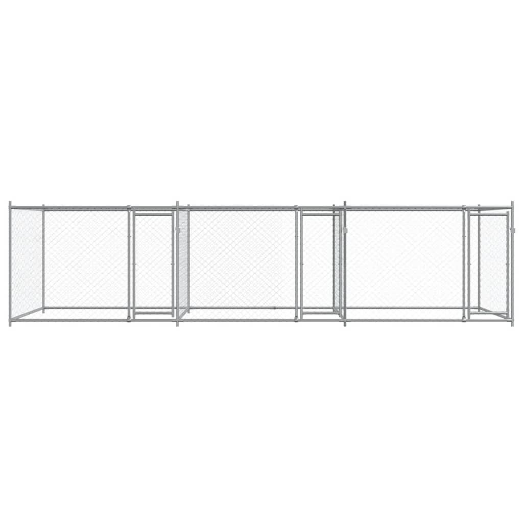 8721012273092_g_en_hd_2 vidaXL Dog Cage with Doors Grey 6x2x1.5 m Galvanised Steel - Image 4