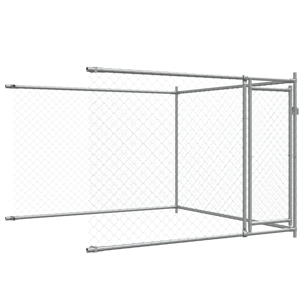 8721012273092_g_en_hd_6 vidaXL Dog Cage with Doors Grey 6x2x1.5 m Galvanised Steel - Image 8
