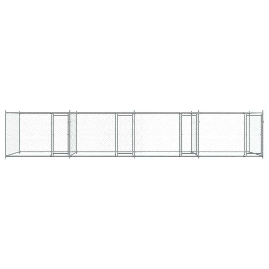 8721012273108_g_en_hd_2 vidaXL Dog Cage with Doors Grey 8x2x1.5 m Galvanised Steel - Image 4