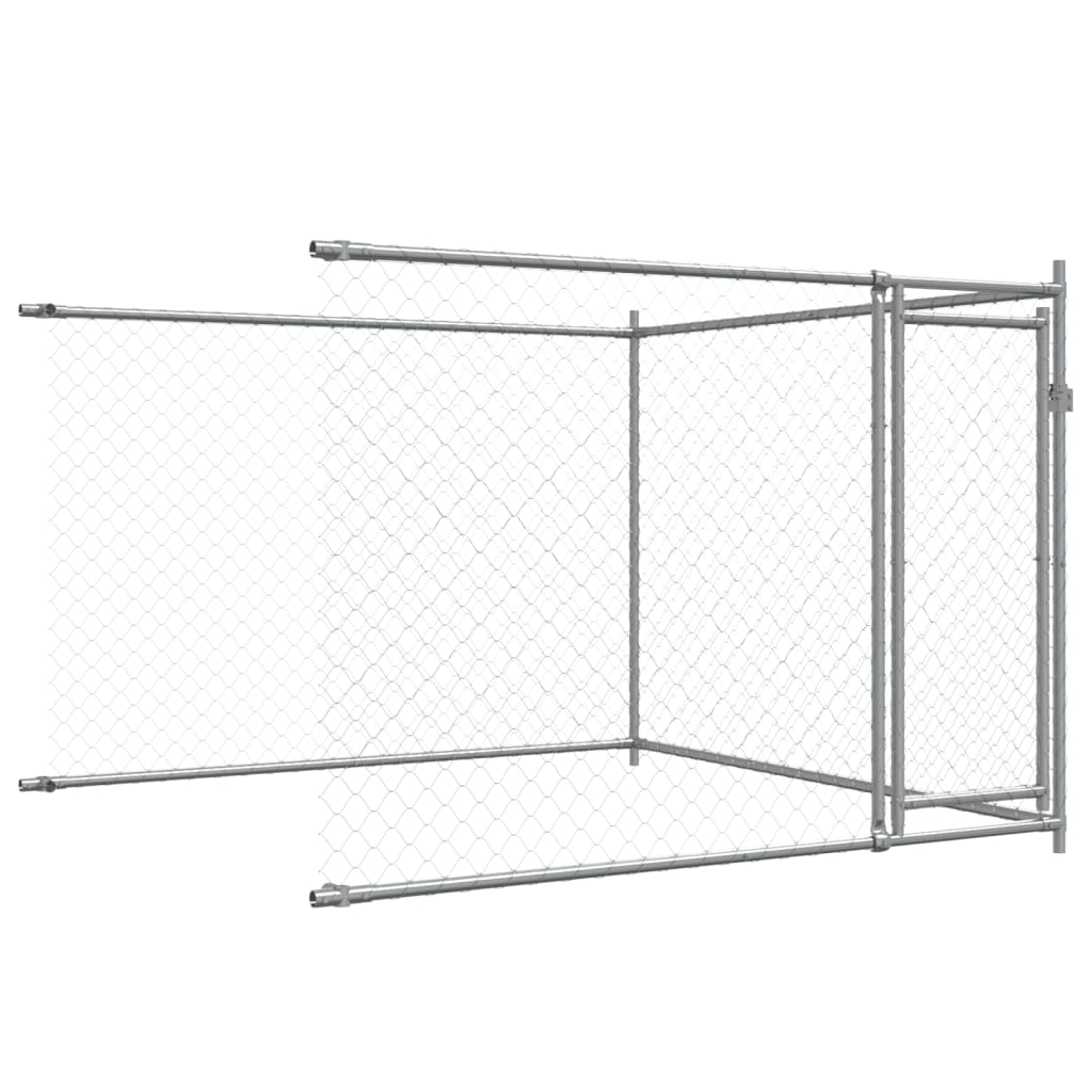 8721012273108_g_en_hd_6 vidaXL Dog Cage with Doors Grey 8x2x1.5 m Galvanised Steel - Image 8