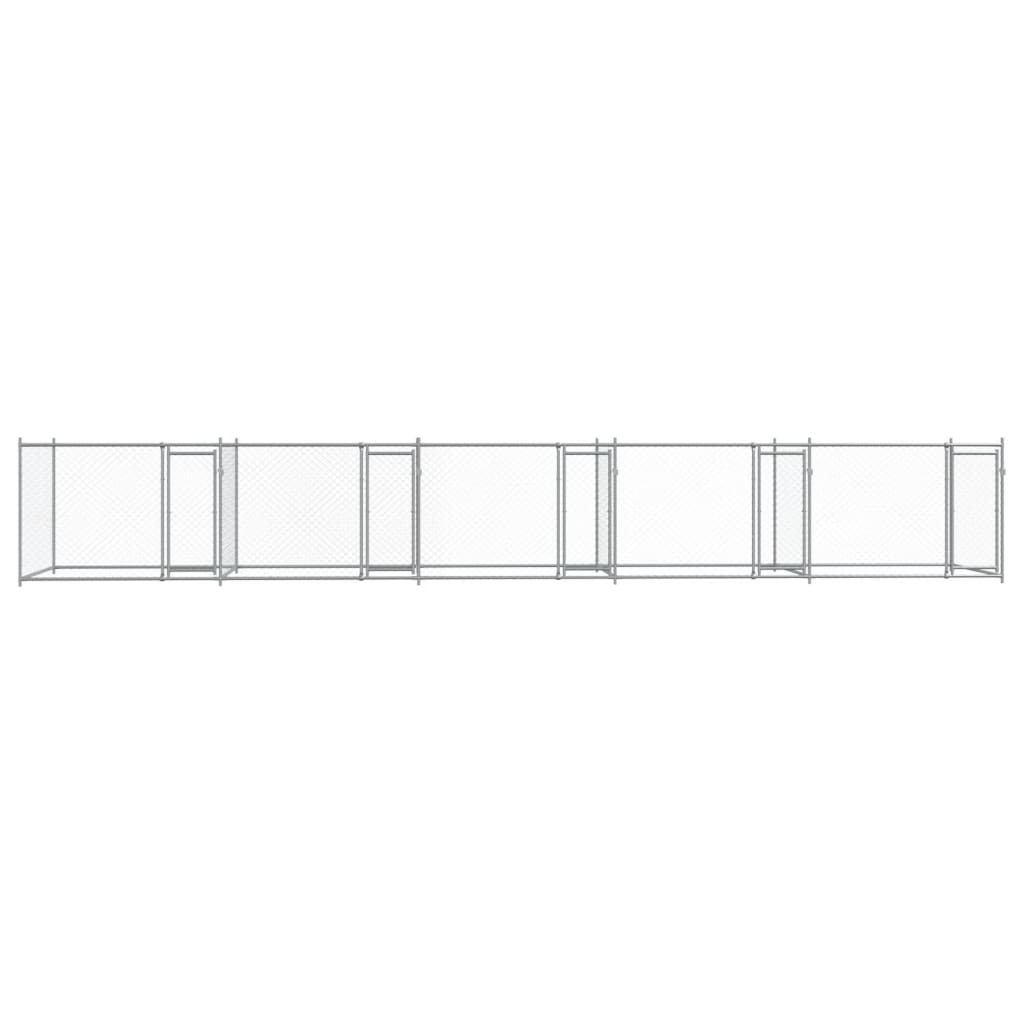 8721012273115_g_en_hd_2 vidaXL Dog Cage with Doors Grey 10x2x1.5 m Galvanised Steel - Image 4