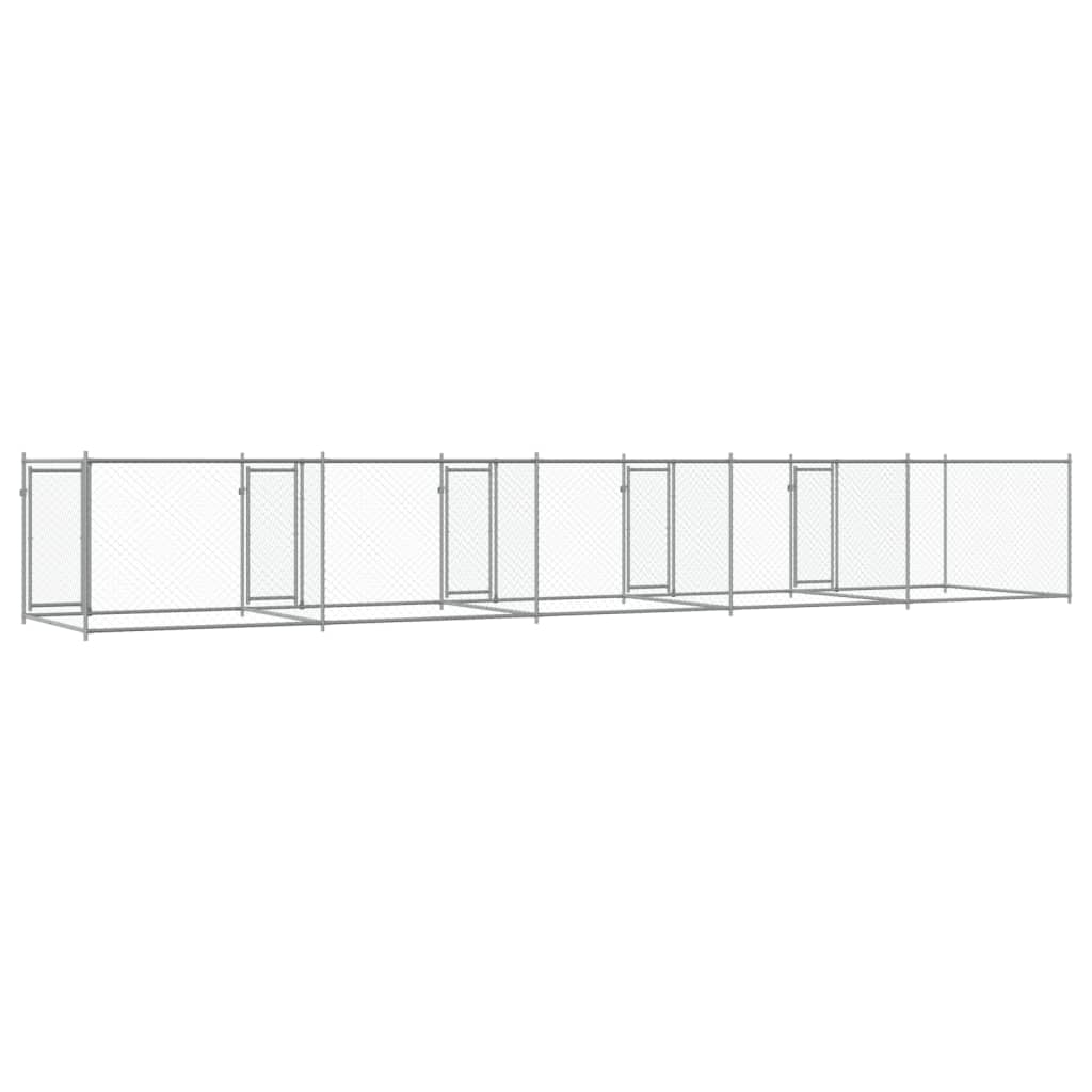 8721012273115_g_en_hd_4 vidaXL Dog Cage with Doors Grey 10x2x1.5 m Galvanised Steel - Image 6