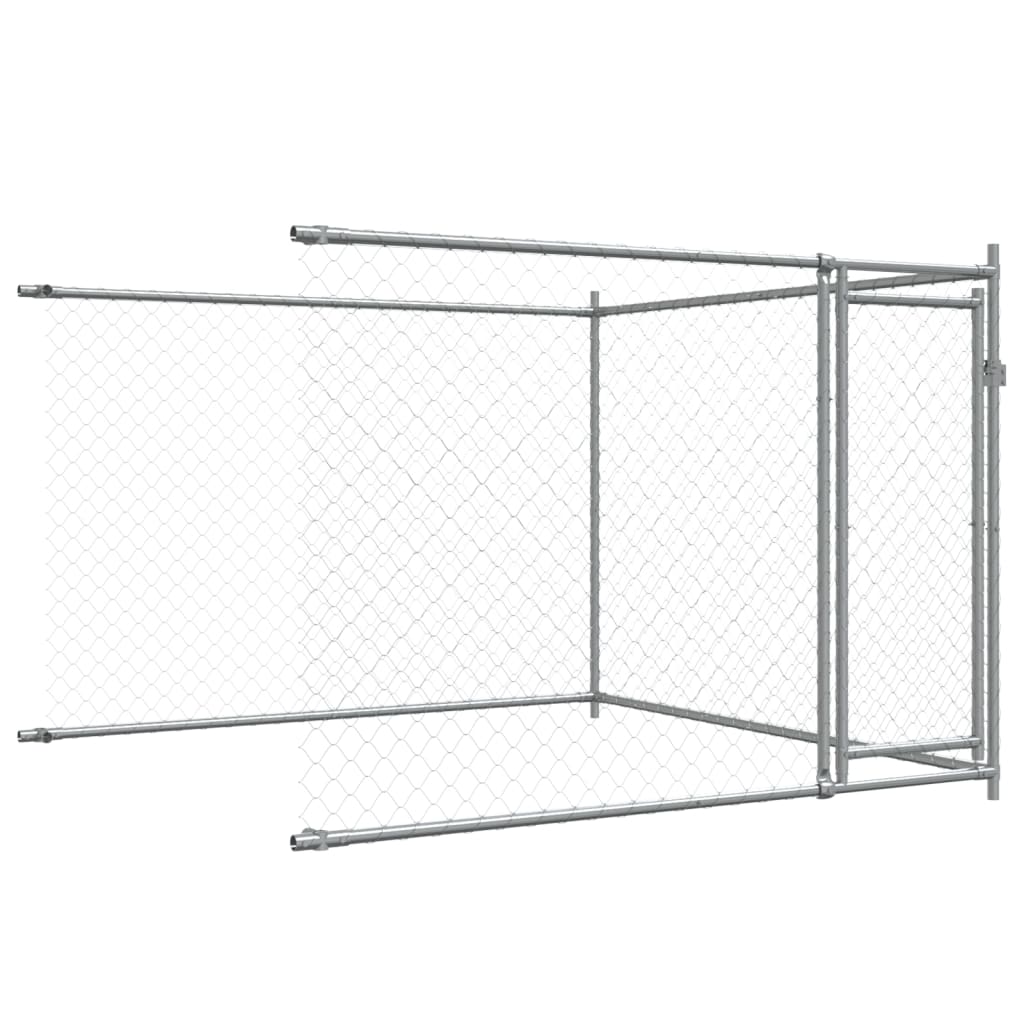 8721012273115_g_en_hd_6 vidaXL Dog Cage with Doors Grey 10x2x1.5 m Galvanised Steel - Image 8