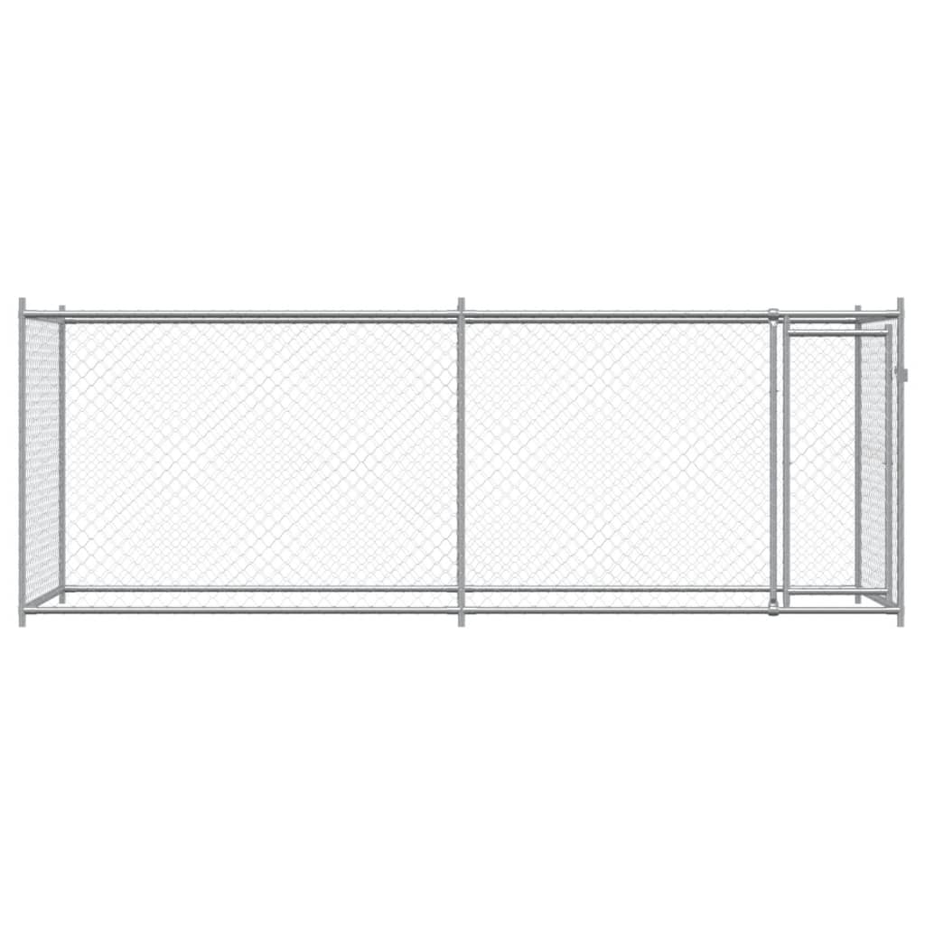 8721012273139_g_en_hd_2 vidaXL Dog Cage with Door Grey 4x2x1.5 m Galvanised Steel - Image 4