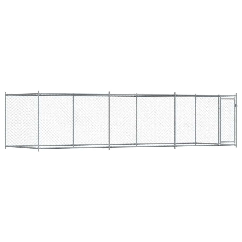 8721012273146_a_en_hd_1 vidaXL Dog Cage with Door Grey 6x2x1.5 m Galvanised Steel - Image 2
