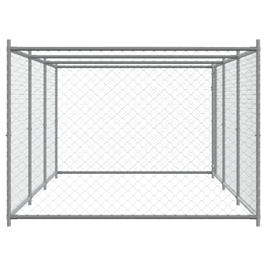 8721012273146_g_en_hd_3 vidaXL Dog Cage with Door Grey 6x2x1.5 m Galvanised Steel - Image 5