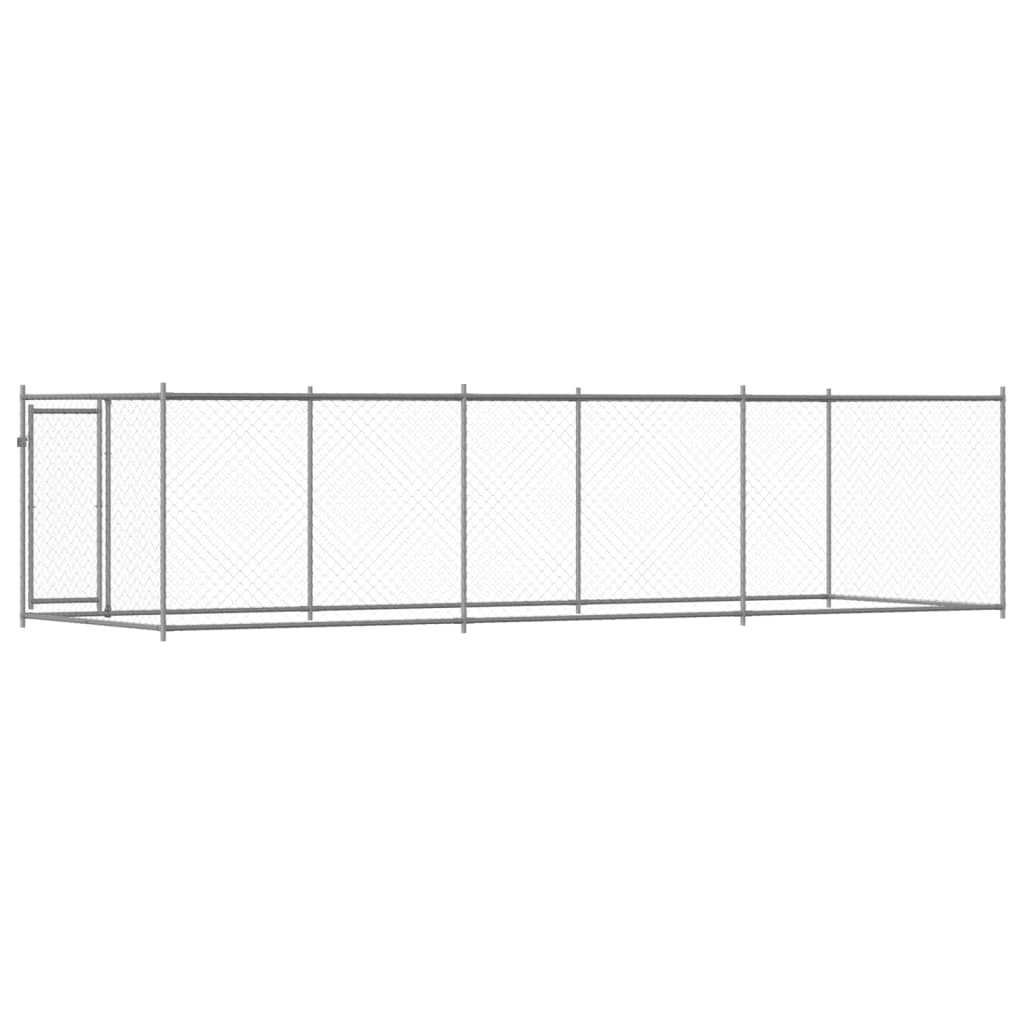 8721012273146_g_en_hd_4 vidaXL Dog Cage with Door Grey 6x2x1.5 m Galvanised Steel - Image 6